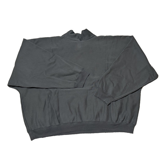 NEW Yeezy Gap Balenciaga High Neck Distressed Mockneck Oversize Sweater XL Black - Picture 5 of 7